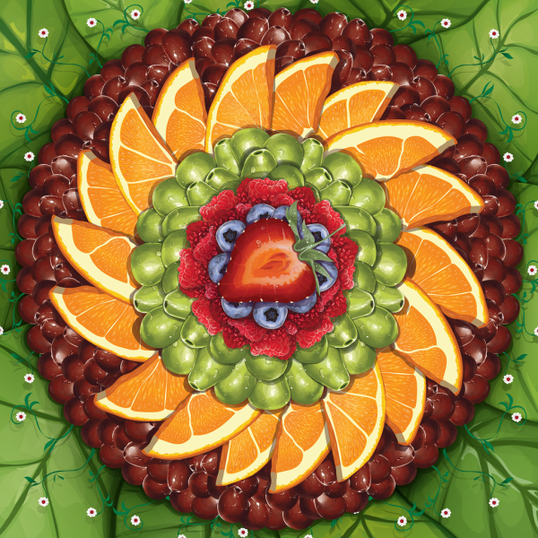 Fruity kaleidoscope